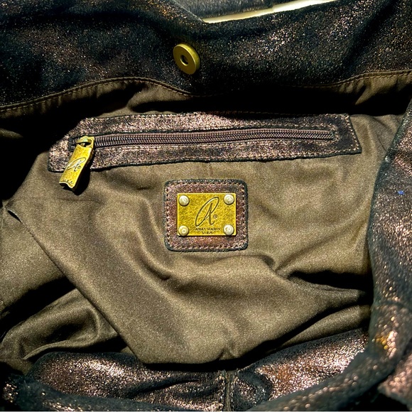 Anat Marin Aversa bag Soft Leather Red Metallic - Picture 9 of 9